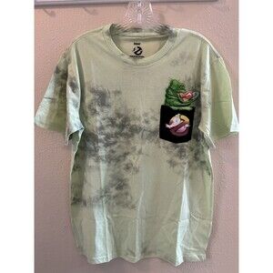 Adult Ghostbusters Slimer Pocket T-Shirt Unisex Size Medium